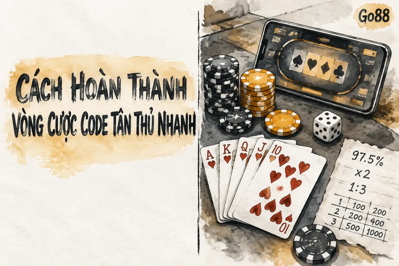 Đây là phần nhiều người lo lắng nhất - làm sao để hoàn thành vòng cược x5 mà không bị mất hết tiền thưởng? Thực ra không khó